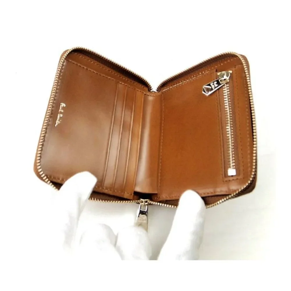 Paul Smith Luxe Shine Leather Compact Wallet